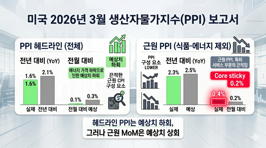 PPI 인플레 전망 핵심 지표